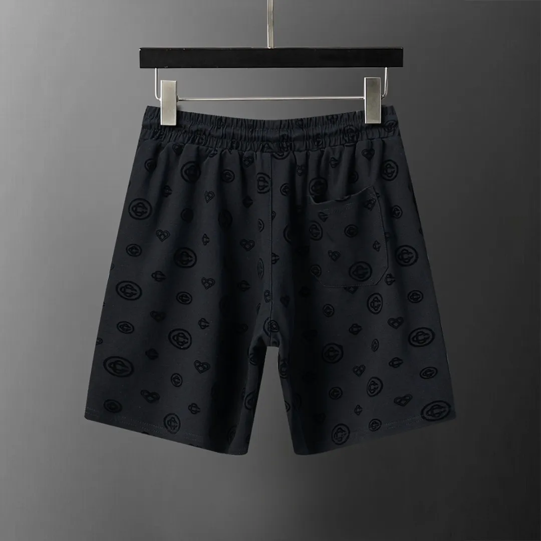 29108# New Arrival casual shorts from the 2026 spring and summer official website, full of jacquard fabric, handsome, comfortable fabric, rigorous workmanship and neat wiring. Good upper body effect·Sizes M-3XL Black